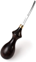 WUTA Beveler Pro - Cortador de bordes de piel (0.024 in, 1 pieza, kit de artesanía en cuero, mango de ébano DC53) - Arteztik
