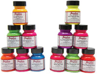 Kit básico de pinturas de neón y acrílico para telas - Arteztik
