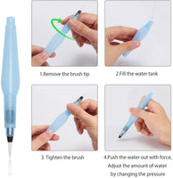 Frunsi - Juego de pintura de acuarela portátil con 36 colores surtidos de acuarela, kit de viaje con cepillo de agua, papel de acuarela, pigmentos de acuarela, ideal para niños, principiantes, artistas, aficionados - Arteztik
