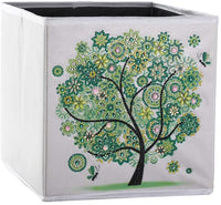 5D DIY Diamond Painting Caja de almacenamiento plegable, Mosaico Hacer Taladro Forma Especial Diamante Kit de Pintura para Bolsas, Bordado Diamante Artes Artesanía Decoración del Hogar (H) - Arteztik
