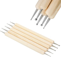 Valar Dohaeris de bola Stylus Dotting Tools Set Embossing Madera Patrón arcilla Sculpting Herramientas de Modelado - Arteztik
