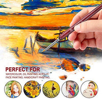 Juego de 5 pinceles de pintura de micro detalles, pinceles de pintura en miniatura para pintura, acrílico, miniatura, para acuarela, aceite - Arteztik

