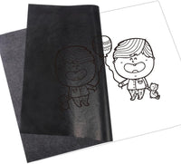 Selizo 100 hojas de papel de calco de transferencia de carbono negro para madera, papel, lienzo y otras superficies de arte (9.0 x 13.0 in) - Arteztik
