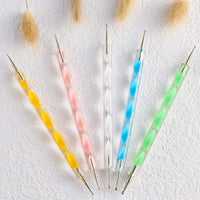 Juego de 10 herramientas de punteado para arte de uñas, lápiz para repujado ABenkle para pintar rocas mandalas, herramientas de punto de arte - Arteztik
