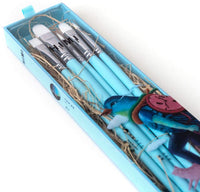 HIMI - Juego de 5 pinceles de acuarela para pintura acrílica de acuarela para rostro y cuerpo de acuarela (azul, pincel Gouache) - Arteztik
