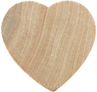 Ronda Forma de Corazón Unfinished 1.3" Madera Cutout chips de círculos para Juego de tablero piezas, Arts & Crafts Proyectos, ornamentos (50 piezas) por Super Z Outlet - Arteztik
