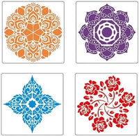 Juego de 35 herramientas para puntear mandalas para pintura de roca, lilana, mandala, juego de plantillas de puntos, incluye herramientas de punteo con bolsa de almacenamiento. - Arteztik
