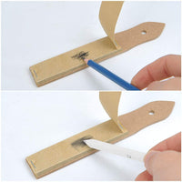 WOWOSS - Juego de 23 trozos de mezcla y tortilones con 2 sacapuntas de papel de lija, herramienta de extensión de lápiz, 2 bocetos de esponja y bolsa de fieltro para dibujo de estudiantes - Arteztik
