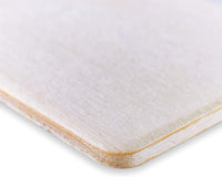 Paquete de 50 piezas rectangulares de madera natural sin terminar en blanco para manualidades y manualidades, pintura de decoración de bricolaje, adornar, quemar y teñir (2.08 x 1.37 pulgadas, 0.118 in) - Arteztik
