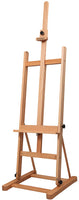 MEEDEN - Caballete de madera de haya maciza mediana con marco en H para estudio de trabajo mediano, caballete ajustable para pintura de piso, soporte para lienzos de hasta 48 pulgadas - Arteztik
