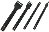 Yang Yao - Kit de herramientas de punzonado de cuero, 18 piezas de costura de trabajo de costura de trabajo de costura de la silla de montar Groover de cuero artesanía DIY herramienta - Arteztik
