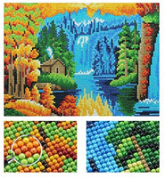 Kit de pintura de diamante 5D con perforación completa, pintura de bordado con diamantes de imitación para paisaje, arte para decoración de pared del hogar, 12 x 16 pulgadas (paisaje 3) - Arteztik
