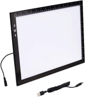 A3 Light Box Light Pad marco de aluminio Touch Dimmer 11W Super Bright Max 4500 Lux con bolsa de transporte/almacenamiento (A3 Light Pad) - Arteztik
