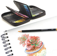 Juego de lápices de 72 colores con estuche con cremallera, lápiz numerado con núcleo suave premium, perfecto para artistas adultos principiantes dibujo artes, bocetos, sombreado, libros de colorear y suministros de arte - Arteztik
