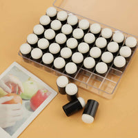 40pcs Esponja Dauber Arte Dedos Daubers con Caja de Almacenamiento para Pintura Dibujo Tinta Crafts Tiza - Arteztik

