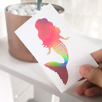 TECKWRAP Vinilo brillante holográfico de arcoíris y oro rosa cromado, 1 pies x 5 pies - Arteztik

