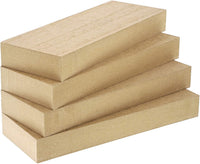 Bright Creations bloques de madera sin terminar para manualidades, bloque de letreros, juegos para niños (7 x 7 in, 4 unidades) - Arteztik
