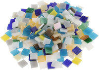 F Fityle 250 piezas de muchos colores cuadrados azulejos de mosaico de vidrio para hacer mosaico artesanía, multicolor - Arteztik
