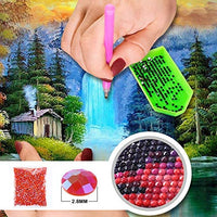Kit de pintura NEILDEN 5D de diamantes, para adultos, para trabajos manuales, pintura de bordado con diamantes de imitación, pintura de punto de cruz, manualidades para decorar la pared del hogar, 30x40 cm - Arteztik
