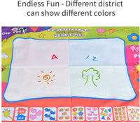 Geniteen Aqua Magic Doodle Mat Water Doodle Dibujo Mat Colorido Educativo Arte Escribir Mat - Arteztik
