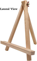 PYHK - Caballete de trípode de madera de pino natural de 9.0 in de alto, para pintura de artistas, bocetos, exhibición de trípode portátil - Arteztik
