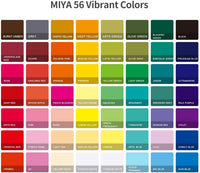 Juego de pintura Miya Gouache, 56 colores x 1.0 fl oz, diseño único de taza de gelatina en un estuche de transporte, perfecto para artistas, estudiantes, pintura de acuarela opaca Gouache - Arteztik
