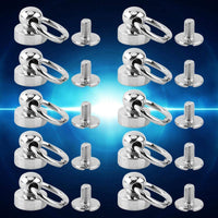 Tornillos de remache redondos con cabeza redonda, 10 piezas de remaches de latón con tornillo trasero redondo y cabezal de piel. - Arteztik
