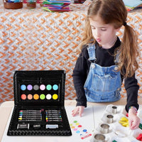 Kidsco Deluxe Art Set - 101 piezas Kit de arte surtido suministros para artistas, pintores, acuarela, dibujo, dibujo, dibujo, colorear, manualidades, maestros, aficionados, profesionales y principiantes - by - Arteztik
