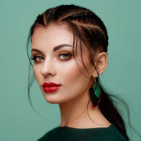19 troqueles de corte para pendientes, de cuero, con forma de lágrima, troqueles de metal en forma de hoja, para hacer pendientes, manualidades - Arteztik
