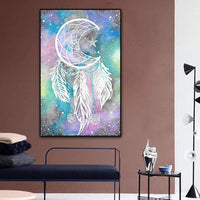 Kit de pintura de diamante para adultos y niños, pintura de diamante 5D, punto de cruz, bordado de diamante de arte, perfecto para relajación y decoración de pared del hogar - Arteztik
