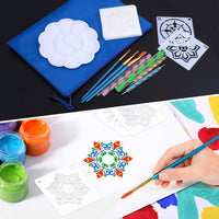Mandala Dotting Tools Set, Audab 49 pcs Mandala Dotting Kit de herramientas con Mandala plantilla para pintar rocas, pintura Mandalas y dibujo - Arteztik
