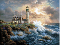 Mobicus DIY 5D Diamond Painting by Numbers Kits, pintura de bordado de perforación completa, arte de pared para decoración del hogar (ligero, 14.0 x 18.0 in) - Arteztik
