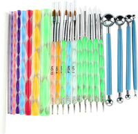 Herramientas de punteado para mandala pintura rocas pintura punteado plantilla Kit 34 piezas - Arteztik
