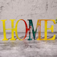 Moldes de resina para casas, letras de casa, Phetree DIY resina silicona arte romántico moldes hogar con una cadena de hadas luz romántica resina sueño, regalos ideales día de San Valentín - Arteztik
