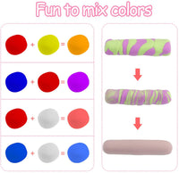 Arcilla de modelado ifergoo, 24 colores de arcilla seca al aire, arcilla mágica con herramientas y munuales, juego de juguetes para niños y niñas - Arteztik
