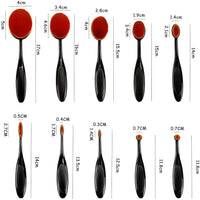 Juego de 10 brochas de mezcla de tinta para manualidades - Arteztik
