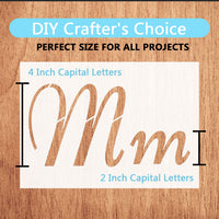 Plantillas de letras de alfabeto más grandes, reutilizables, plantillas de números de plástico para dibujo artístico, manualidades de bricolaje en pizarra, madera, señalización, bistro, bandera de tela, piedra, 40 piezas - Arteztik
