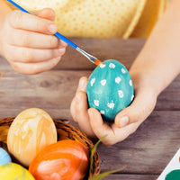 60 brochas planas para palés de pintura con 5 paletas redondas para niños, pinceles de pintura para niños, pinceles de nailon, cepillo pequeño, pintura acrílica, acuarela, pintura para artistas, pintura, fiesta, aula - Arteztik
