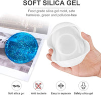 SunBeter – Juego de 6 moldes de silicona para posavasos de bricolaje, incluye redondo, cuadrado, hexágono para fundición con resina, hormigón, cemento, decoración del hogar. - Arteztik
