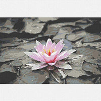 Witfox - Kit de pintura de diamantes 5D para bricolaje con números y lirios de agua, 15.7 x 11.8 in - Arteztik
