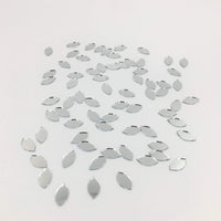 Espejos de cristal para manualidades, 100 piezas, diseño de caballo de ojo, para proyectos de manualidades y bordado de Sheesha de 0.472 x 0.276 in - Arteztik

