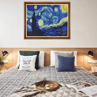 OWAY - Kit completo de pintura de diamante 5D de 20.0 x 16.0 in, kits de pintura por números de noche estrellada para decoración de pared del hogar - Arteztik
