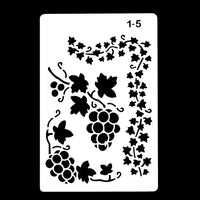 honbay 12pcs estilo diferente plantillas plantillas de plástico con ángel Cartas Flores Aves Mariposas para Bullet diario Pintura Dibujo Artesanía Proyecto de escuela, 9.7 x 6.3 inch - Arteztik
