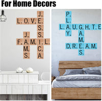 Letter Stencils for Painting on Wood, 4 Inch Alphabet Stencils Reusable Upper Letter Stencils Font Art Craft Templates for Wood, Wall, Fabric, Chalkboard - Arteztik
