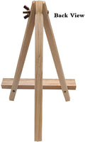 PYHK - Caballete de trípode de madera de pino natural de 9.0 in de alto, para pintura de artistas, bocetos, exhibición de trípode portátil - Arteztik
