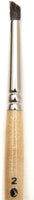 Ait Art pelo natural Deerfoot Stippler textura – Juego de 5 brochas – hecho a mano en Estados Unidos para resultados superiores con acuarelas, acrílico, y el aceite - Arteztik

