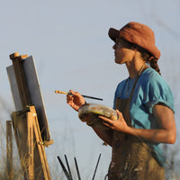lordac Arts Juego de brochas — 7 Artista Pinceles Para Acrílico, Petróleo, Acuarela, gouache y Plein Air Pintura — asas cortas — Profesional Travel Case - Arteztik
