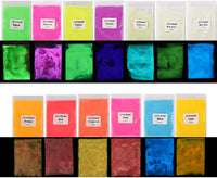 LET'S RESIN 13 colores brillan en la oscuridad pigmento en polvo, resina epoxi pigmentos luminosos para limo, uñas, resina epoxi pintura acrílica, arte fino y manualidades de bricolaje, 0.35 oz cada uno - Arteztik
