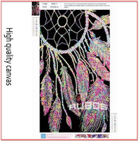 DIY 5D Diamond Painting, Dreamcatcher pluma, gran cristal diamante arte Dotz bordado mosaico patrón Rhinestone regalo decoración de pared kits para adultos RuBos - Arteztik
