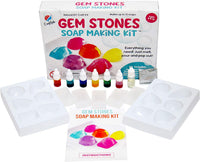 Juego de jabón con piedras gemas, gran proyecto de manualidades, regalo y experimento científico para niños a partir de 8 años - Arteztik
